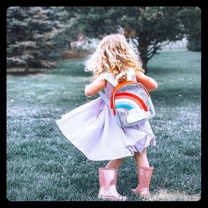 Cat & Jack Accessories - Cat& Jack Rainbow Glitter Backpack Cat & Jack Accessories - Cat& Jack Rainbow Glitter Backpack